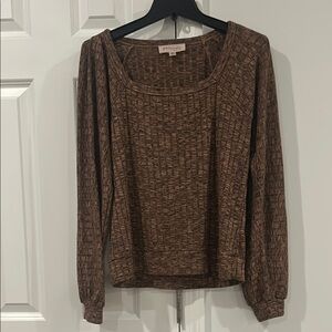 Philosophy Long Sleeves Sweater With Puff Sleeves